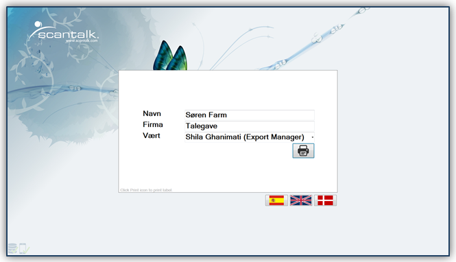 Guest Registration multi-language Visitors interface
